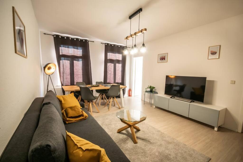 Ferienwohnung Super Lage Modern Boxspringbett *Netflix* Wlan* Chemnitz Exterior foto