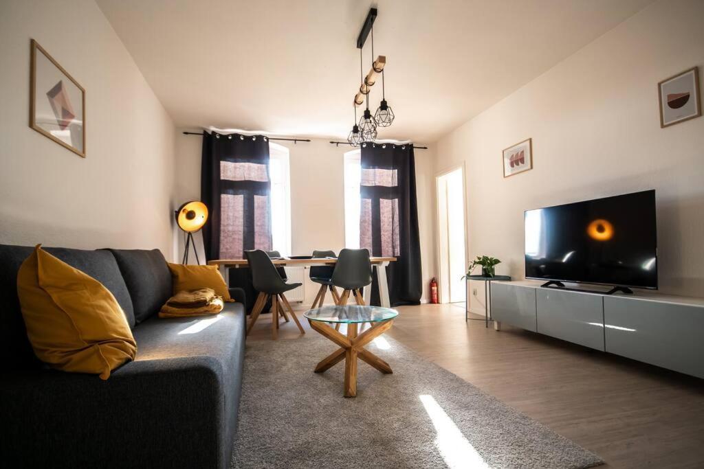 Ferienwohnung Super Lage Modern Boxspringbett *Netflix* Wlan* Chemnitz Exterior foto
